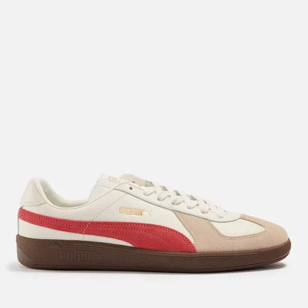 image of Puma Mens Army Leather and Suede Trainers - UK 7