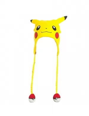 Image of Pokemon Ski Beanie Yellow Laplander Beanie Pikachu
