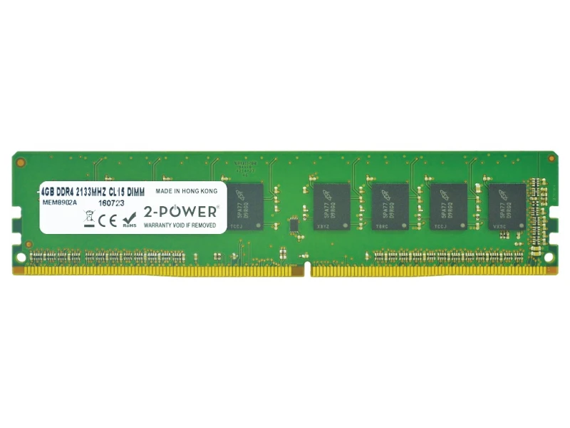 Image of 2-Power 4GB DDR4 2133MHz CL15 DIMM Memory - replaces KCP421NS8/4