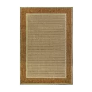 Image of Denver Border Indoor/Outdoor Rug - Latte - 200x290cm