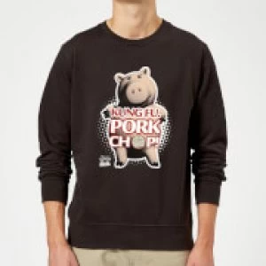 Toy Story Kung Fu Pork Chop Sweatshirt - Black - XL