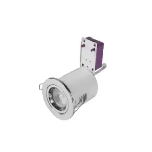 Image of Robus Starling IP20 Mains Voltage Steel Fire Rated Downlight Chrome - RSF201-03