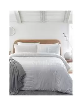 Image of Appletree Appletree Loft Newbury Stripe Duvet Set - Ks