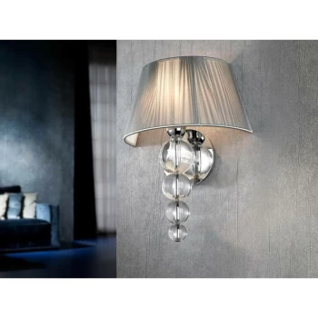 image of Schuller Lighting - Schuller Mercury - Wall Lamp Chrome, E27