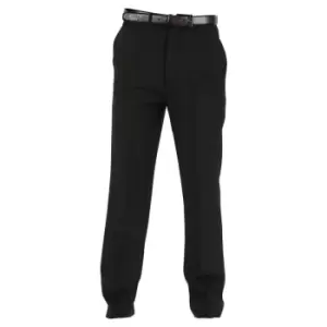 Image of Absolute Apparel Polyester Workwear Trousers (38 inches long) (Black)