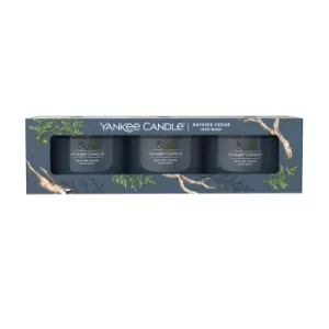 Image of Yankee Candle 3 Pack Filled Votive Bayside Cedar 340g