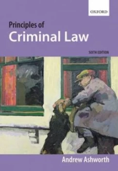 Image of Principles of Criminal Law by Andrew Ashworth Paperback