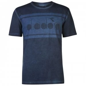 image of Diadora Spectra T Shirt Mens - Blue Denim