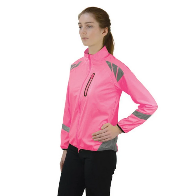 Image of HyVIZ Reflective Yellow Jacket in Pink Size: 4-6 Years Pink Unisex 4-6 Years
