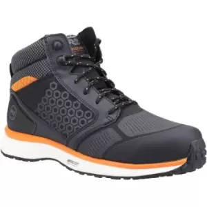Image of Timberland Pro Mens Reaxion Mid Composite Safety Boots (11 UK) (Black/Orange) - Black/Orange