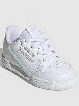 Image of Adidas Originals Continental 80 Infant Trainers - White