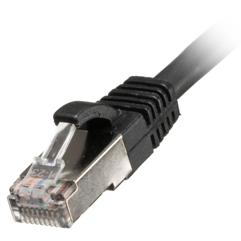 Image of Cablenet CNL 5M C6a Bk SFTP Ls 26AWG SB networking cable Black Cat6a S