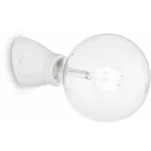 image of White winery 1-light wall light