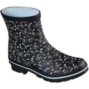 Image of Skechers Womens/Ladies Bobs Rain Check Misty Eye Wellington Boots (8 UK) (Black)