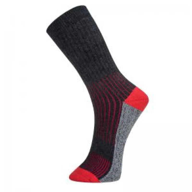 Image of Portwest Coolmax Hiker Socks SK12BKR39-43 Colour: Black