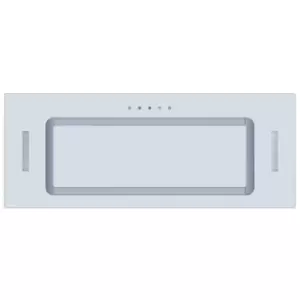 Image of Culina UBICON75W 1 75cm Canopy Extractor Hood in White Glass 3 Speed F