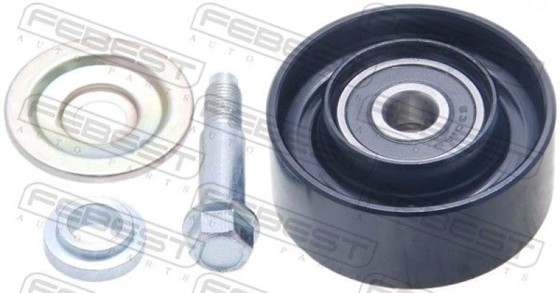 Image of FEBEST 0187-KUN25 Tensioner Pulley Tensioner Pulley,v-ribbed belt (310)