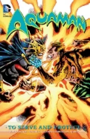 Image of aquaman to serve and protect