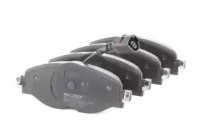 Image of RIDEX Brake pad set 402B0587 Brake pads,Brake pad set, disc brake VW,AUDI,SKODA,Golf VII Schragheck (5G1, BQ1, BE1, BE2),TIGUAN (5N_)
