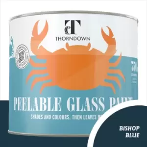 Image of Thorndown Bishop Blue Peelable Glass Paint 150ml - Opaque
