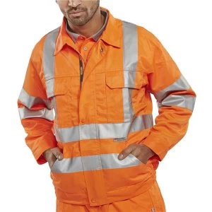 Image of BSeen 38 Railway Jacket Orange