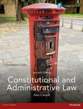 Image of Constitutional and Administrative Law by Alex Carroll Book