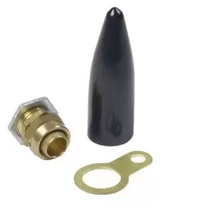 Image of Wiska BW Economy 16mm + LSF Shroud Indoor Cable Gland Pack for SWA Brass - BW16L
