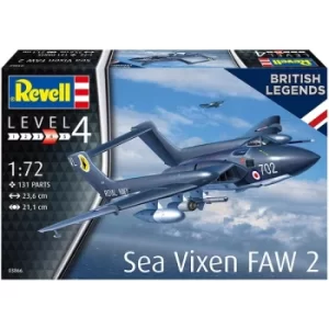 Image of British Legends: Sea Vixen FAW 2 (70th Anniversary) 1:72 Revell Model Kit