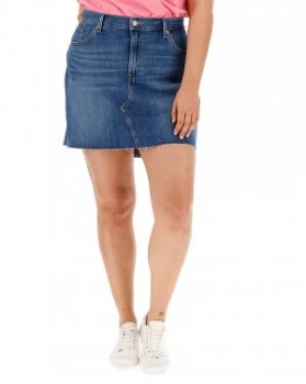 Levis Deconstructed Denim Skirt