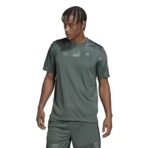 Image of Camo Print Sports T-Shirt