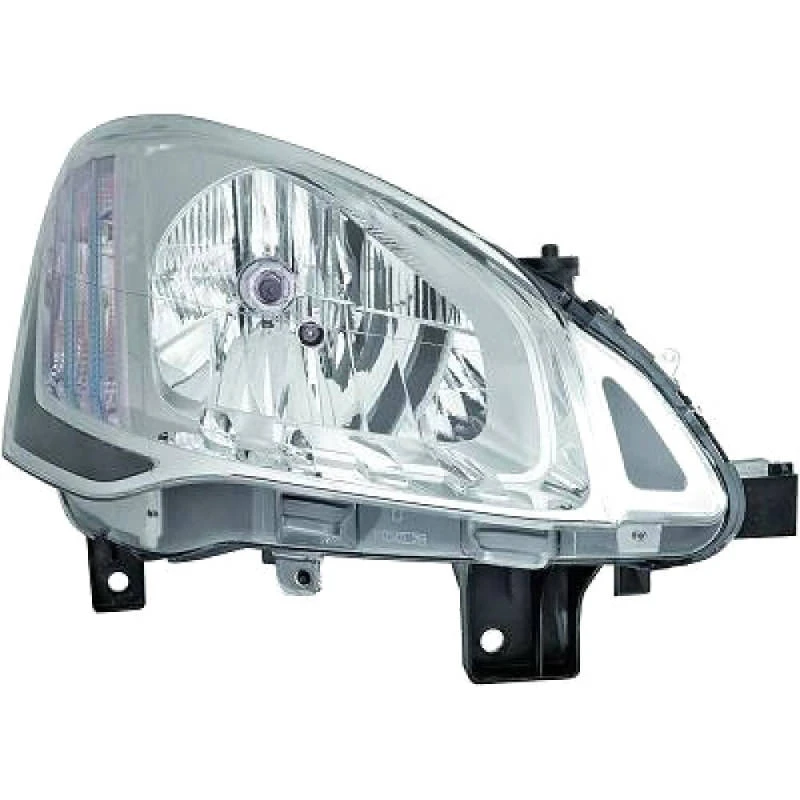 Image of DIEDERICHS 4013880 Headlights H4, with bulb, Right, with motor for headlamp levelling, Halogen Headlight (259)