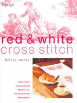 Image of Red and White Cross Stitch by Helena Turvey Book