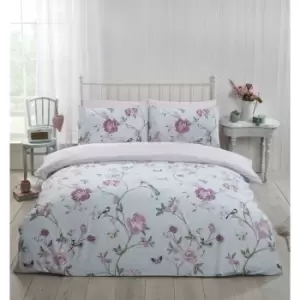 Image of Rapport - Home Furnishings, Polycotton, Blue, Double - Blue