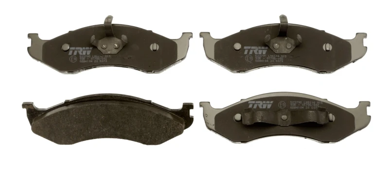 Image of TRW GDB4104 Brake pad set not prepared for wear warning indicator Brake Pad Set,disc brake (402)