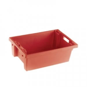 image of Slingsby VFM Red Solid Slide StackNesting Container 32 Litre 382958