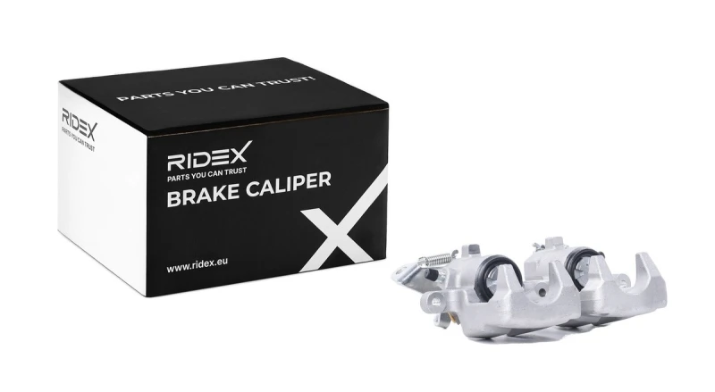 Image of RIDEX 78B1666 Brake caliper Rear Axle, without holder Aluminium Brake Caliper (78)