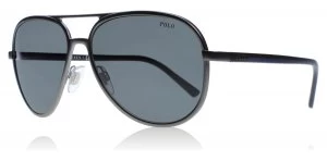 Polo Ralph Lauren PH3102 Sunglasses Matte Dark Gunmetal 918787 59mm