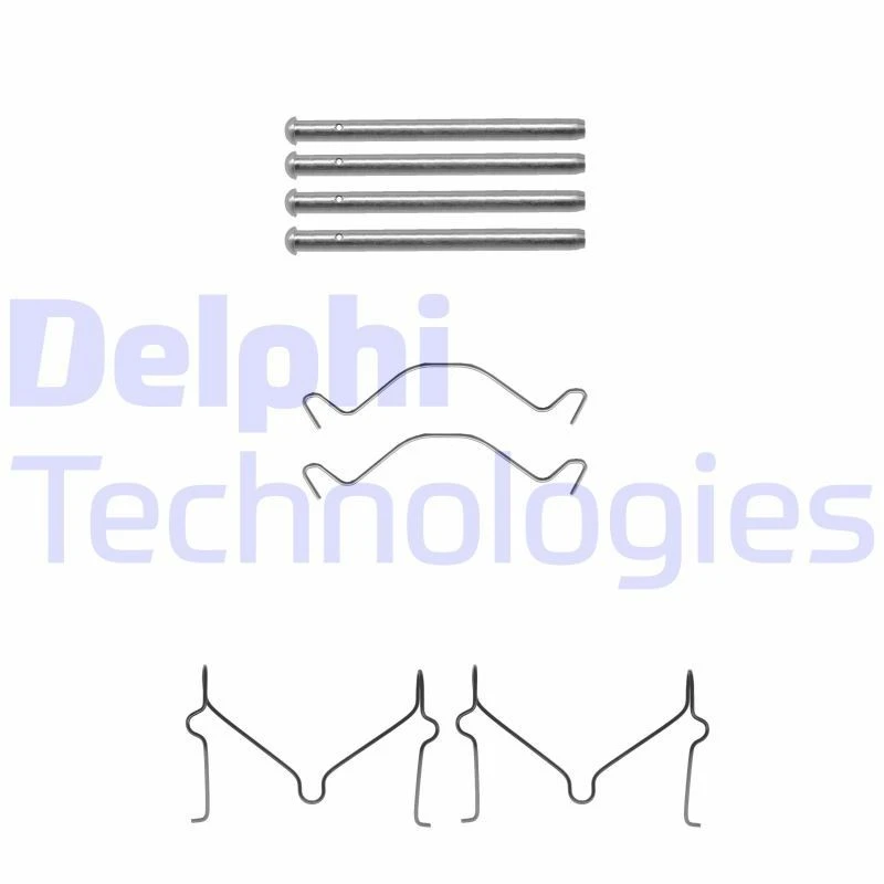 Image of DELPHI Brake pad fitting kit DELPHI LX0306