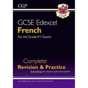Image of New GCSE French Edexcel Complete Revision & Practice (with CD & Online Edition) - Grade 9-1 Course by CGP Books...