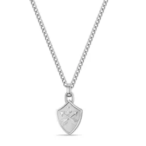Image of Mens Police Jewellery Stainless Steel 500+200MM Heritage Crest