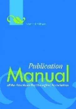 Image of Publication Manual of the American Psychological Association by American Psychological Association Paperback