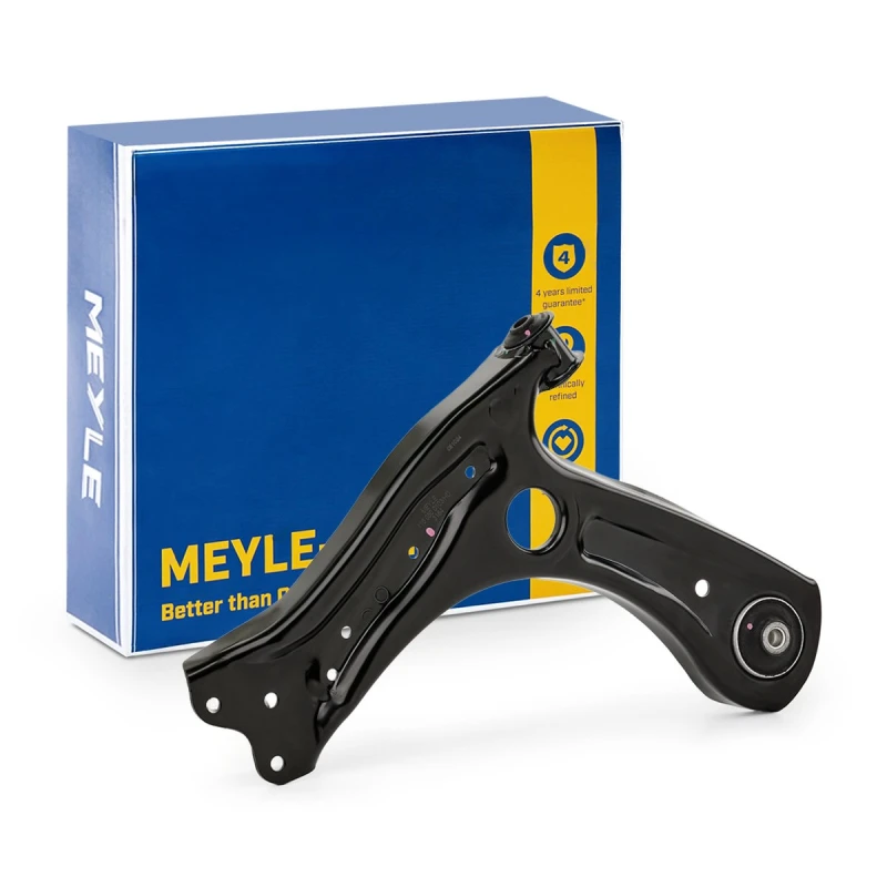 Image of MEYLE 116 050 0103/HD Suspension arm Control Arm, Sheet Steel, Quality, Front Axle Left, with rubber mount Sheet Steel Track Control Arm (273)
