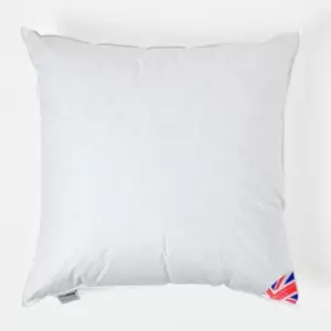 Image of Duck Down Cushion Pad 80 x 80cm (32 x 32') - White - Homescapes