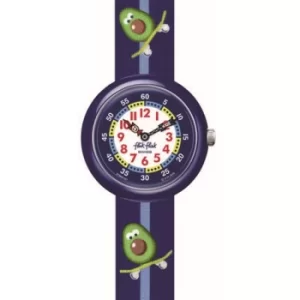 image of Childrens Flik Flak Bravocado Garden Fiesta Watch