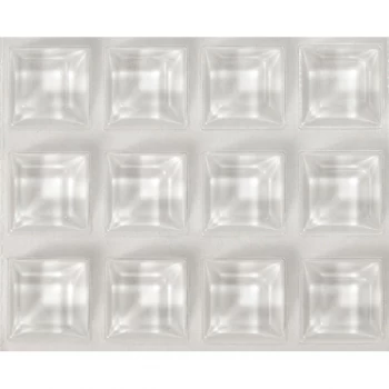 Image of Toolcraft 2205C12-C Transparent Rubber Foot 20.5mm x 20.5mm - 12 Pack