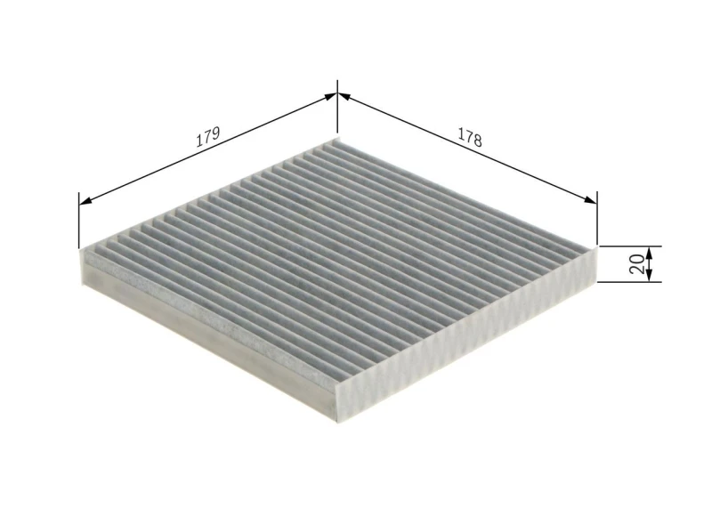 Image of Pollen filter Bosch 1 987 432 566