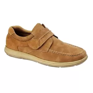 Image of Scimitar Mens Touch Fastening Casual Shoe (9 UK) (Tan)