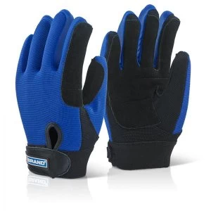 image of BBrand Medium Power Tool Gloves Blue