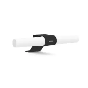 Image of Helva Basic LED Dimmable Bathroom Wall Lamp Black, 3000K