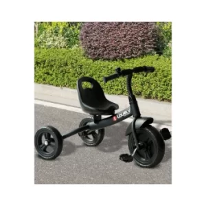 image of HOMCOM Toddler 3 Wheel Black Plastic Trike